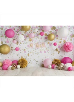 5x3ft 1st Birthday Backdrop Cake Smash Girls Floral One Year Birthday Rustic Flower Living Room House Interior Baby First Birthday Party Photography Backgrounds Newborn YouTube Photo Props
