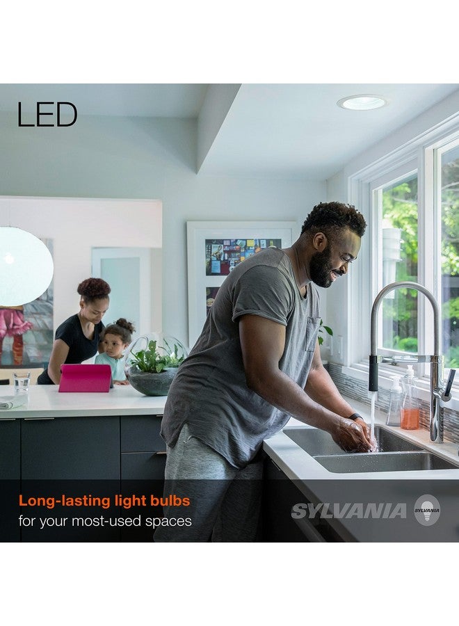 LEDVANCE SYLVANIA ECO LED Light Bulb, BR30, 65W=10W, 7 Year, 650 Lumens, Frosted, Dimmable, Daylight - 4 Pack (40871) - Image 4