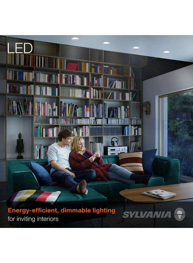 LEDVANCE SYLVANIA ECO LED Light Bulb, BR30, 65W=10W, 7 Year, 650 Lumens, Frosted, Dimmable, Daylight - 4 Pack (40871) - Image 5