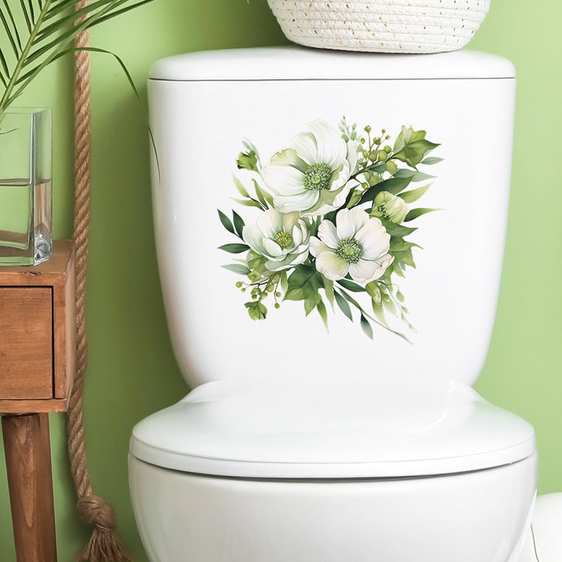Tropical Fresh Romantic Warm Flower Bedroom Toilet Home Decoration Wall Sticker Self-Adhesive - Image 5