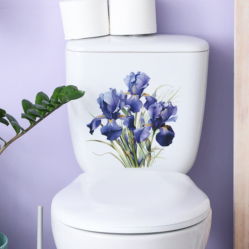 Tropical Fresh Romantic Warm Flower Bedroom Toilet Home Decoration Wall Sticker Self-Adhesive - Image 4