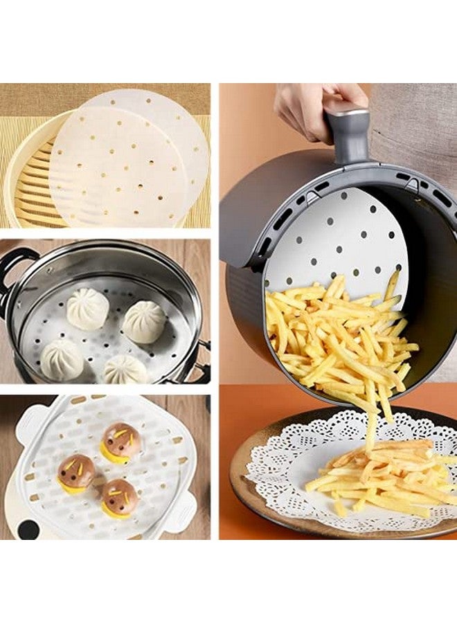 Oddy Uniwraps Ecobake Non-Stick Baking Paper for Steamer, Airfryer & More - Perforated, 9 Inch Circle, 120 Pcs (White) - Image 3