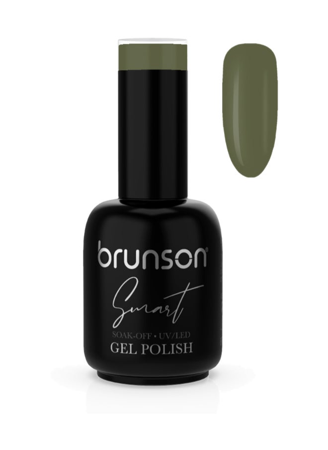 brunson Smart Gel Polish 15ml – Glossy Shine Finish, Long-Lasting UV Soak Off Gel Nail Paint, Chip-Resistant, Salon Quality for Nail Art, French Manicure & Pedicure Extensions  - Image 1