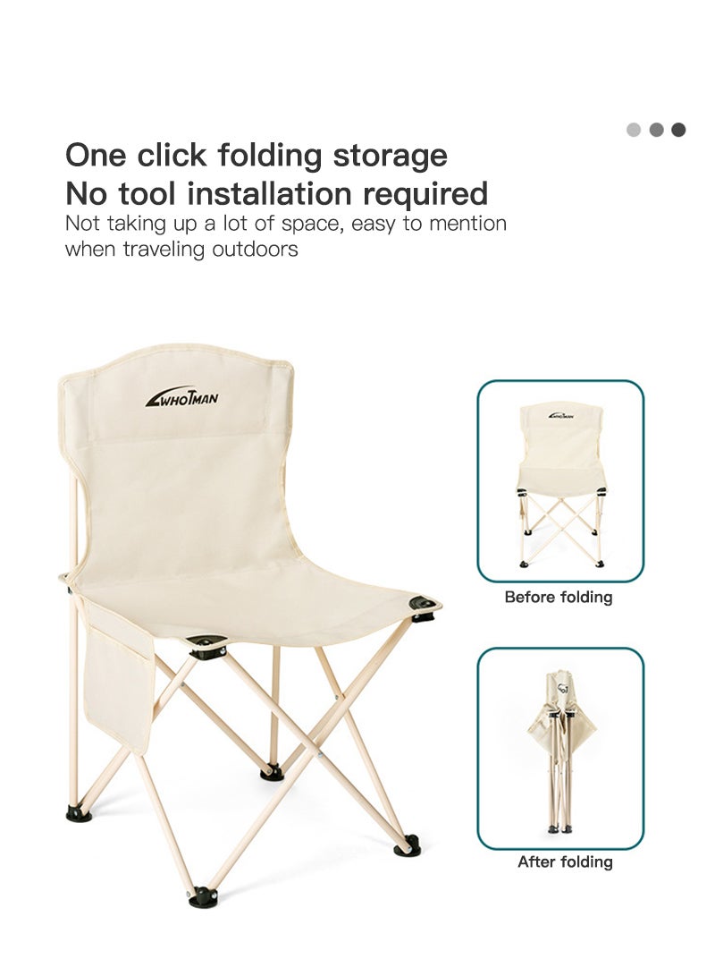 Whotman 5pcs Outdoor Portable Folding Table and Chair Combination - Image 3