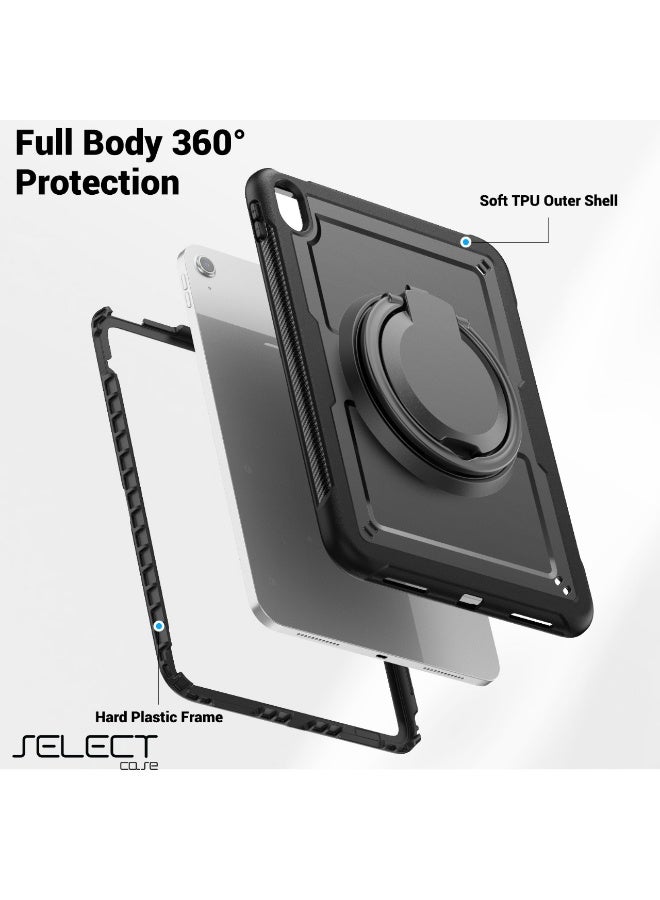سيليكت كفر وغلاف حماية iPad SELECT – حماية شاملة 360° بتقنية Thermoline الذكية ومسند قابل متوافقًا مع ايباد الجيل العاشر و ايباد A16 مقاس 10.9 بوصة. - Image 3