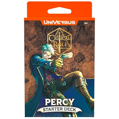 UniVersus Critical Role Heroes of Exandria Percy Starter Deck Ready to Play Character Deck DeckBuilding Battle Collectible Card Game Licensed - Image 1