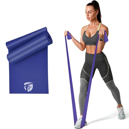 FirstFit Resistance Loop Bands | Elastic Exercise Band Set | Best Resistant Workout Loops for Booty, Glute, Leg & Thigh Exercising (1.5 Meter Purple) - (15-20 lbs) - Image 1