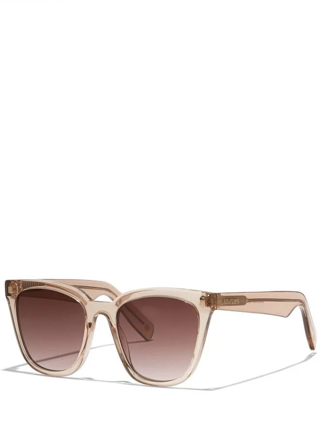 30Sundays 30Sundays THALIA Women's Cat Eye Sunglasses, Beige/Brown