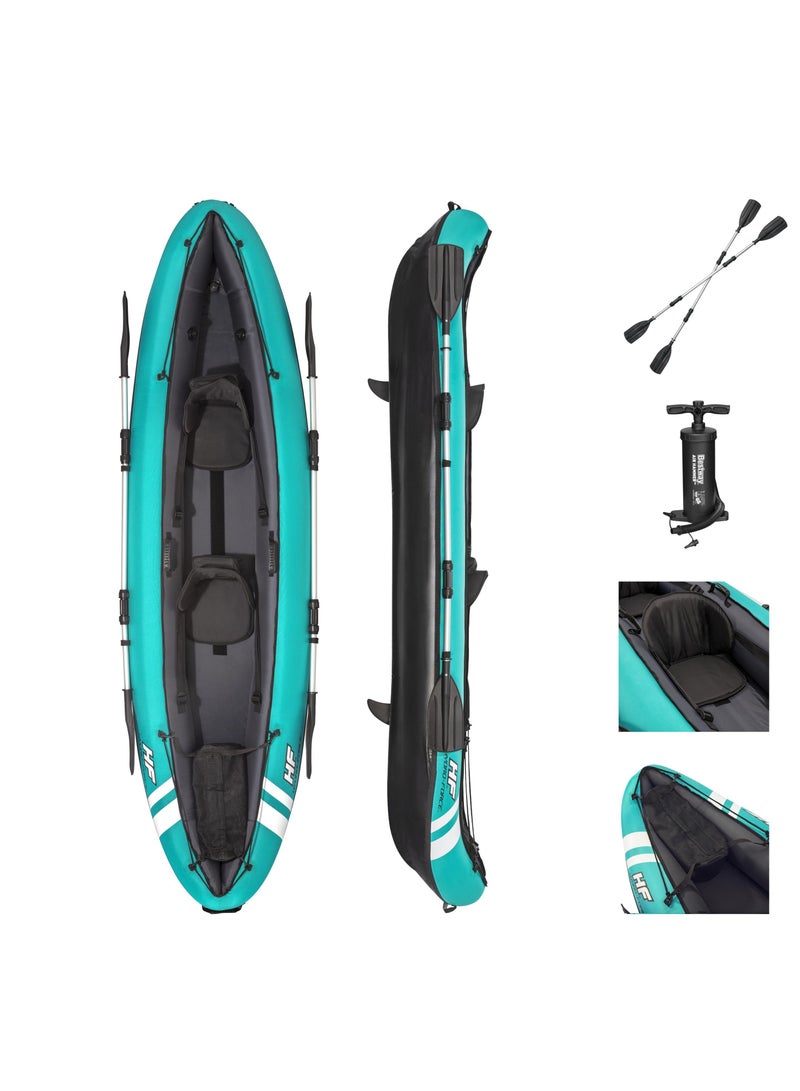 Bestway Bestway Hydro-Force Ventura-X2 Kayak Set 330x86cm | Inflatable Boat | Kayaking Set with Hand Pump, Paddle and Storage Bag | Water Sports - Image 1