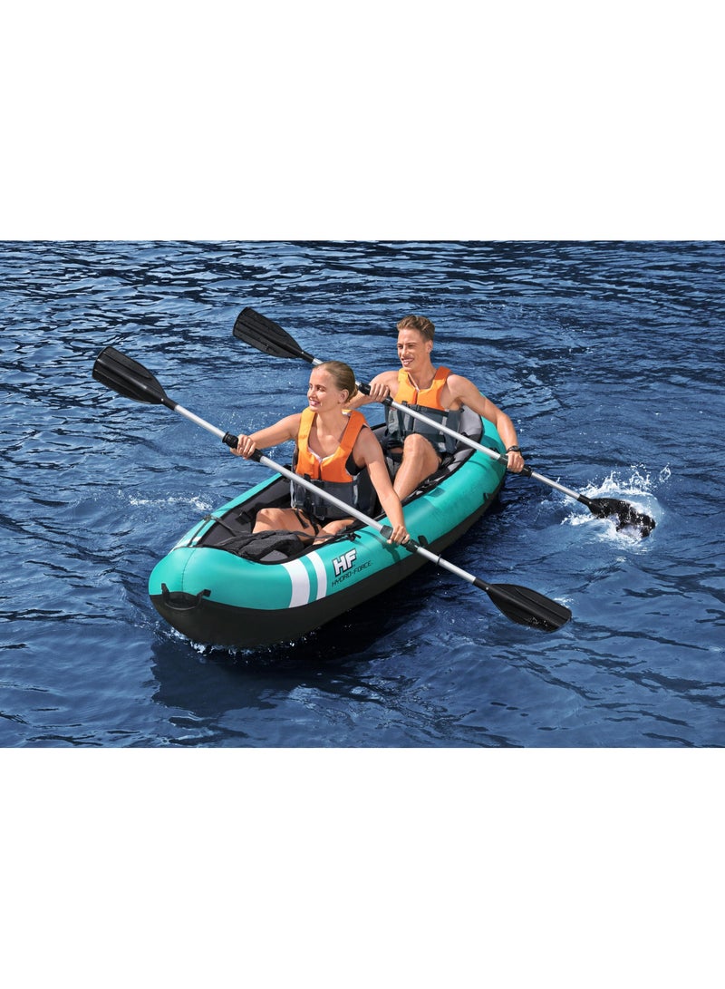 Bestway Bestway Hydro-Force Ventura-X2 Kayak Set 330x86cm | Inflatable Boat | Kayaking Set with Hand Pump, Paddle and Storage Bag | Water Sports - Image 2