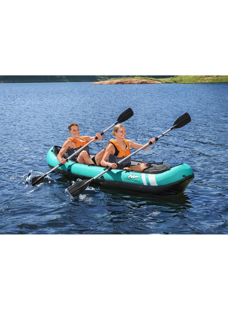 Bestway Bestway Hydro-Force Ventura-X2 Kayak Set 330x86cm | Inflatable Boat | Kayaking Set with Hand Pump, Paddle and Storage Bag | Water Sports - Image 3