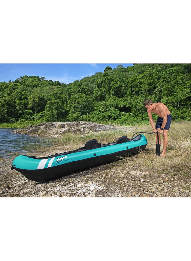 Bestway Bestway Hydro-Force Ventura-X2 Kayak Set 330x86cm | Inflatable Boat | Kayaking Set with Hand Pump, Paddle and Storage Bag | Water Sports - Image 4