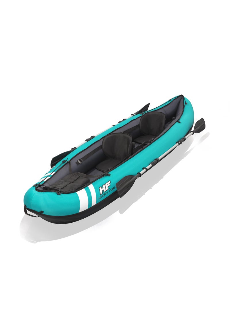 Bestway Bestway Hydro-Force Ventura-X2 Kayak Set 330x86cm | Inflatable Boat | Kayaking Set with Hand Pump, Paddle and Storage Bag | Water Sports - Image 5