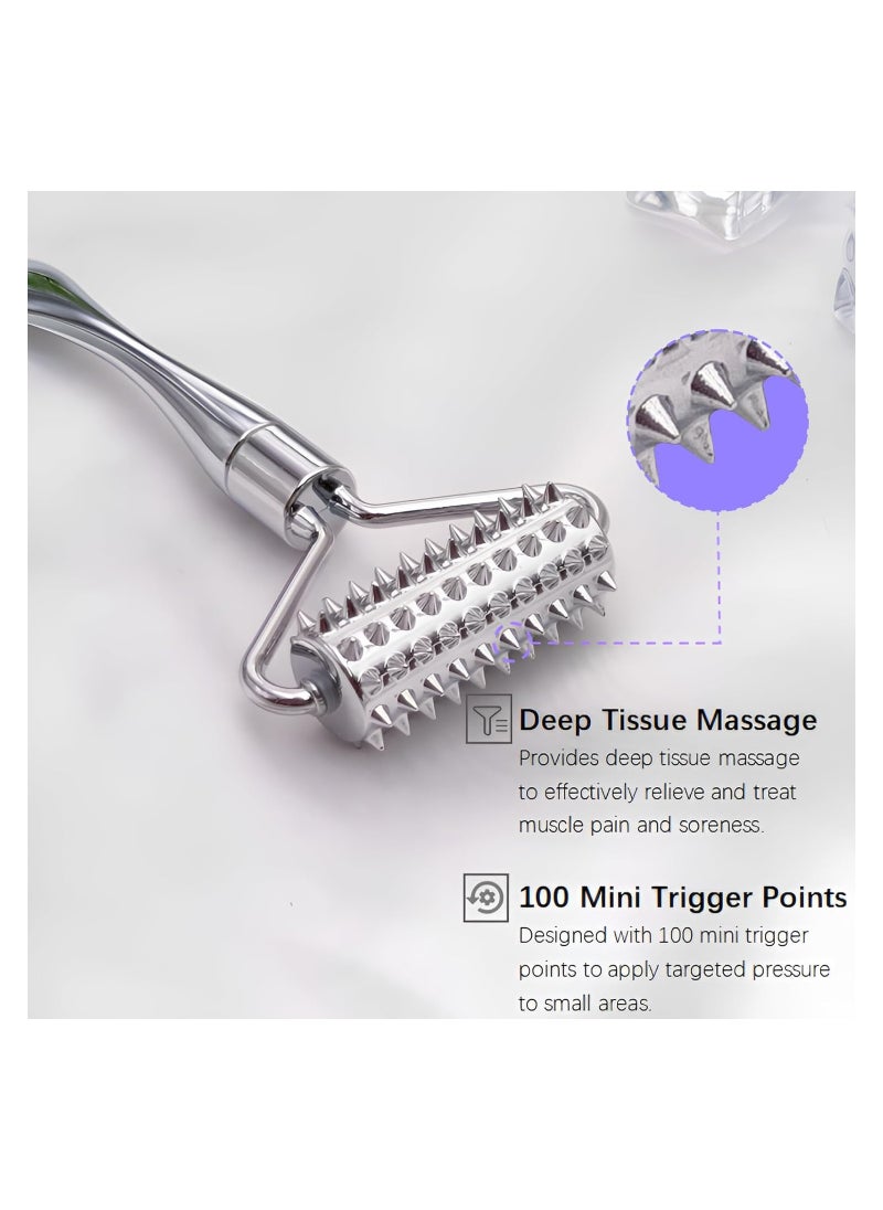 Generic - Acupuncture Massage Roller - Deep Tissue Acupressure Tool for Muscle Pain Relief and Relaxation for Hands, Legs, Thighs, Neck, Fingers, and Head. Perfect for Fascia and Muscle Therapy. - Image 1