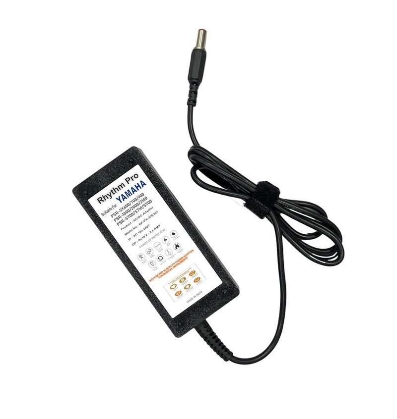 RHYTHM PRO محول PA 300 C متوافق مع لوحة مفاتيح ياماها PSX 900 PSX 700 PSX 600 PSRS 970 PSR S 770 PSR S 670 لوحة مفاتيح ياماها PA 300C محول DC 16 فولت/2.4 أمبير. (PSR-S770) - Image 3