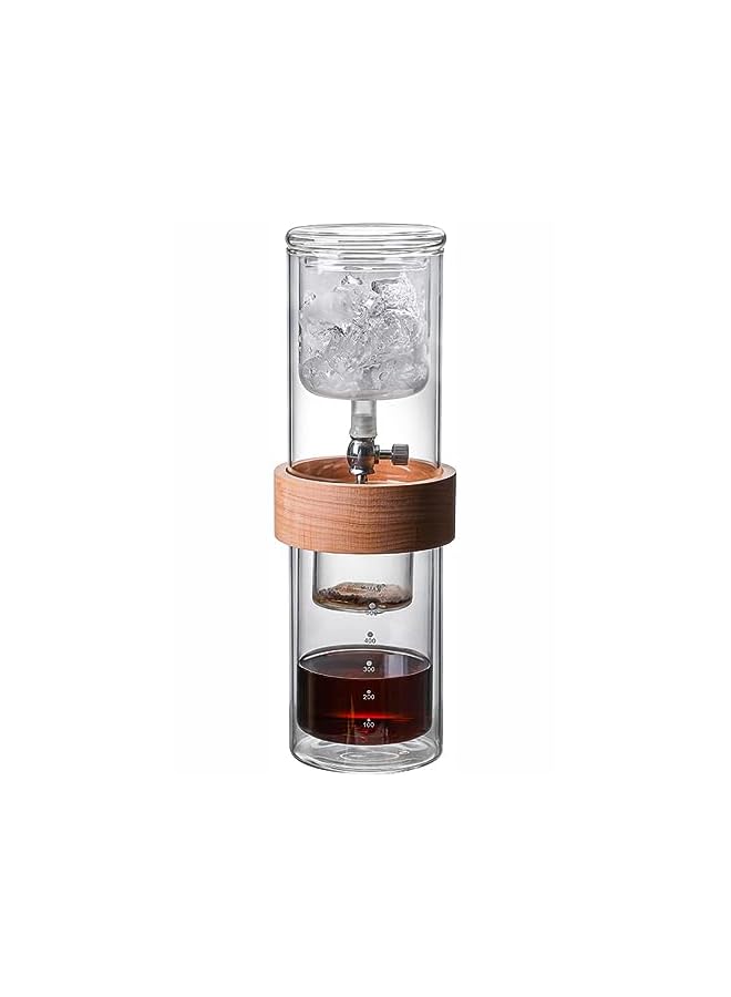 PROMASS Brew Drip Coffee Maker Luxury Iced Coffee Cold Brew Tower,Ice Drip Coffee Pot for Barista, Coffee Lover, Iced Tea Maker Coffee Cold Extraction Cup - Image 2