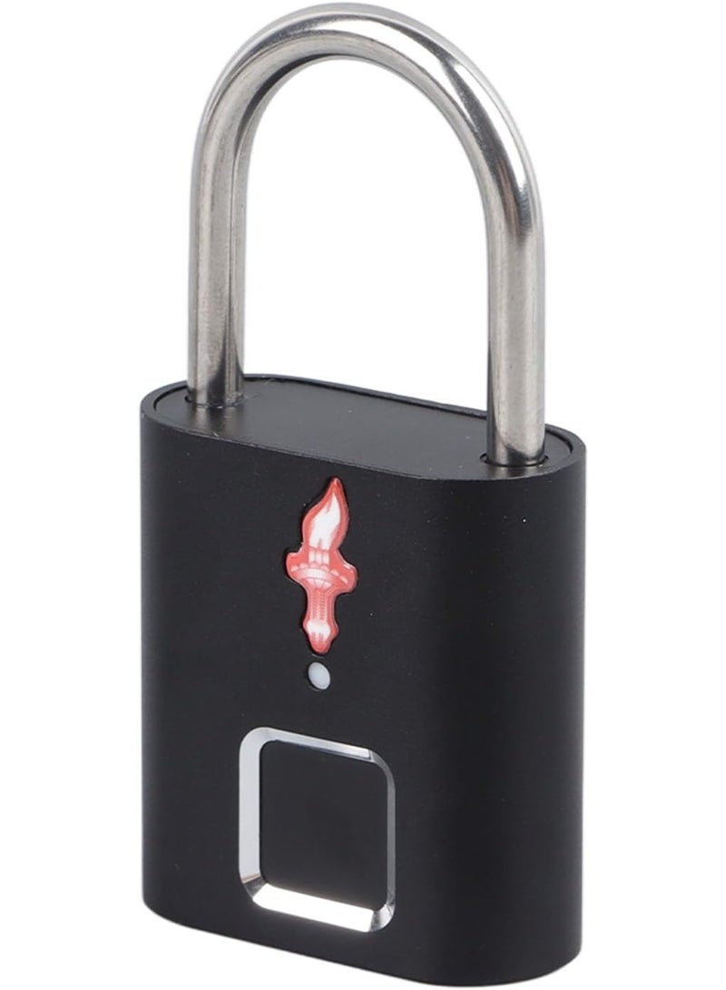 Door Lock Fingerprint Lock Security Keyless USB Type C Rechargeable Small Door Luggage Aluminum Alloy Finger Printing Lock - Image 2