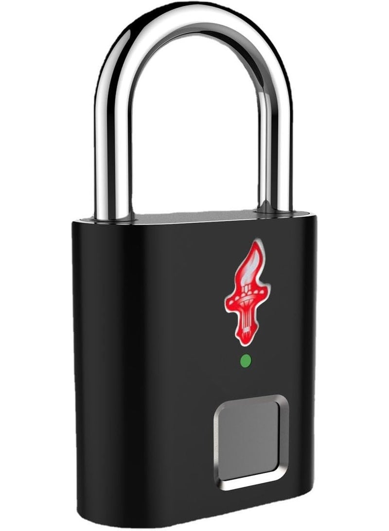 Door Lock Fingerprint Lock Security Keyless USB Type C Rechargeable Small Door Luggage Aluminum Alloy Finger Printing Lock - Image 1