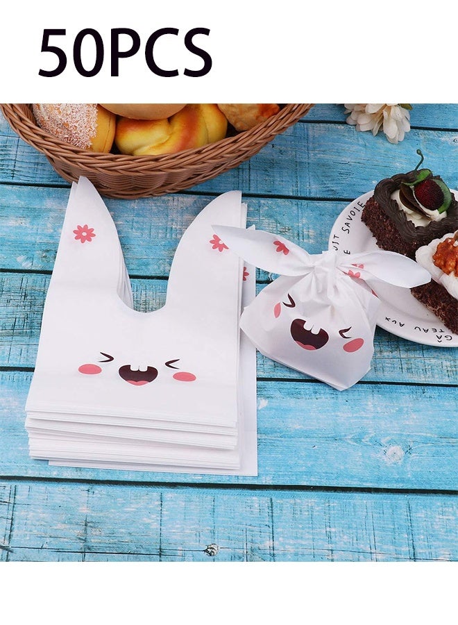 50 قطعة حقيبة خبز حيوانات لطيفة حقيبة وجبات خفيفة كيس بلاستيك بسكويت خبز حلوى شوكولاتة جيلي حقيبة تعبئة وتغليف دي أي واي مناسبة زفاف عيد ميلاد تغليف هدية نوع أ - Image 1