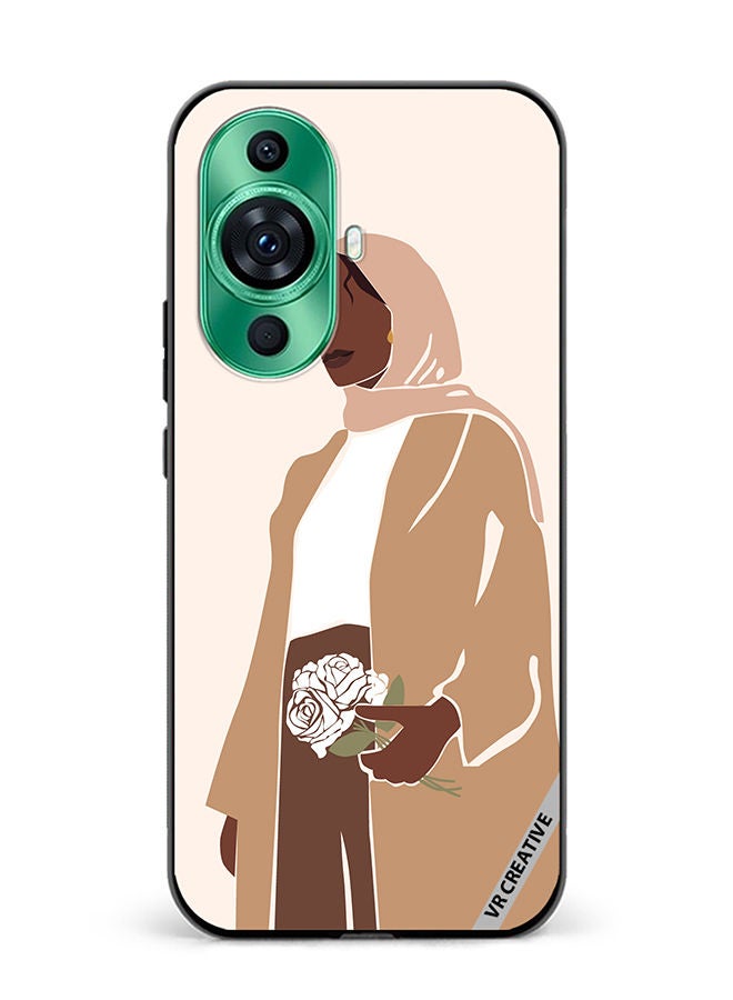 VR CREATIVE Protective Case Cover For Huawei nova 11 Ultra Woman In Hijab Design Multicolour - Image 1