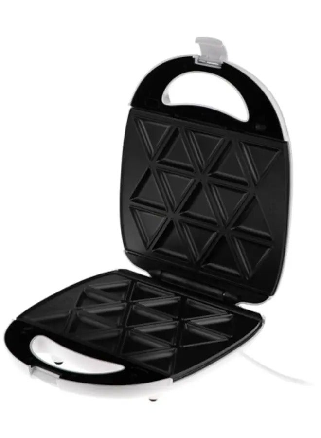 Saaachi 7-In-1 Multi Snack Maker with Changeable Plates for Samosas, Nutties, Biscuits, Donuts, Waffles, Sandwiches and Grill 1400 W NL-7M-1542-WH White  - Image 4