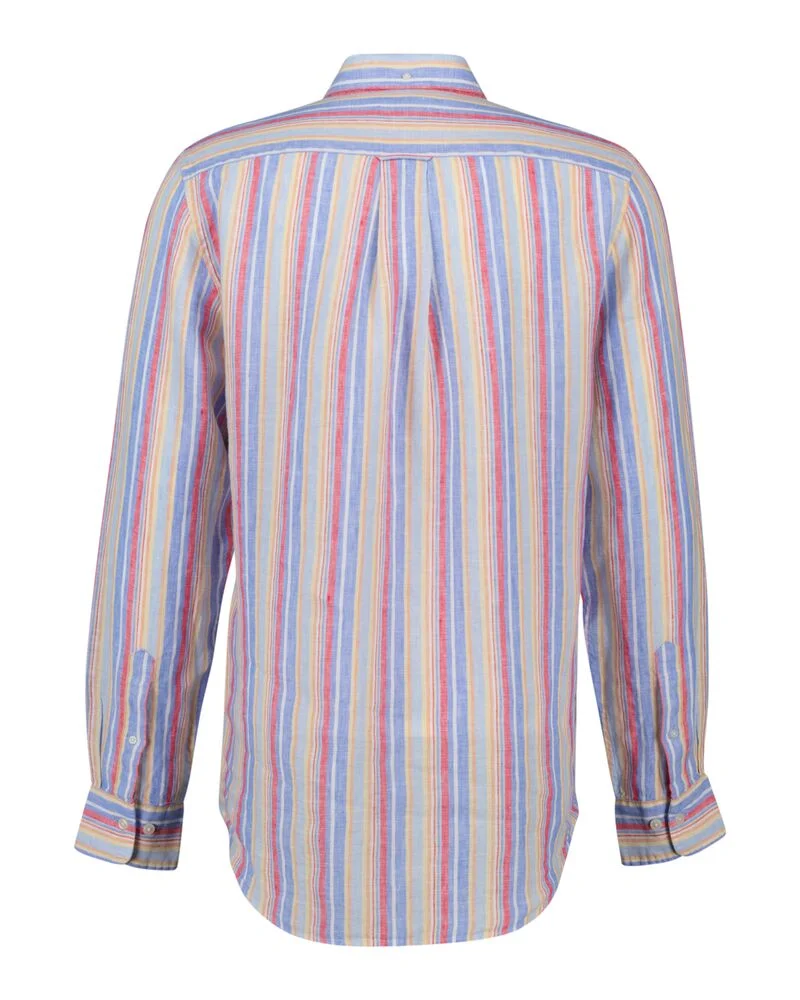 GANT Regular Fit Multi Striped Linen Shirt