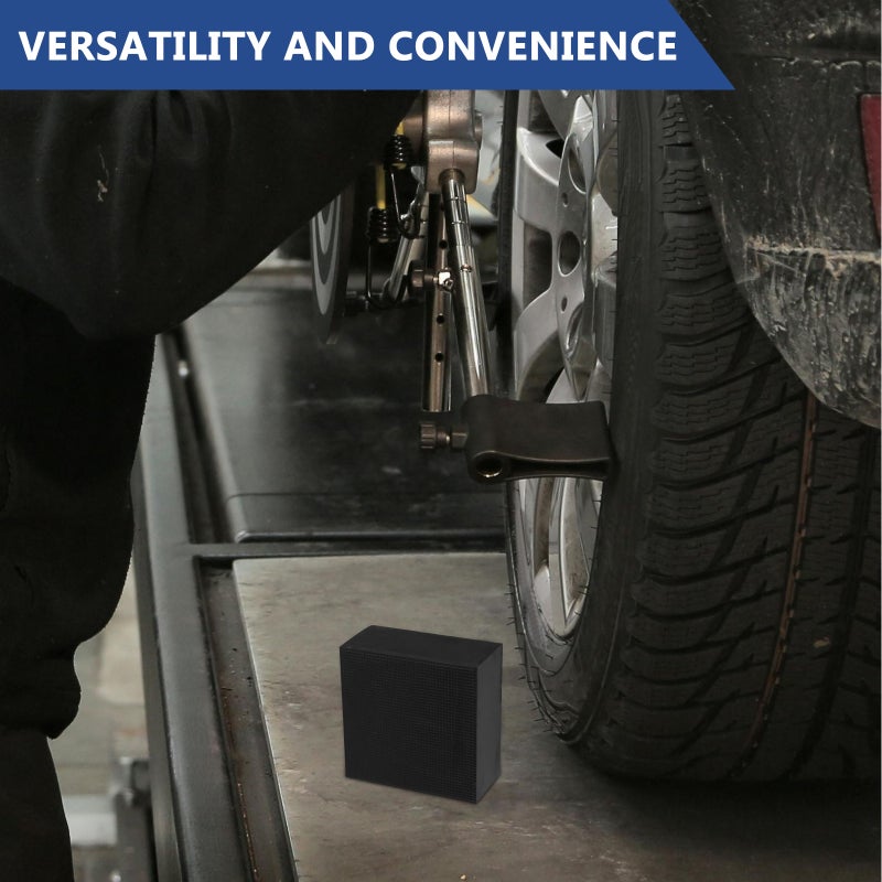 🚗 قواعد دعم السيارة بمطاط أسود مع امتصاص صدمات معزز وثبات - Image 4