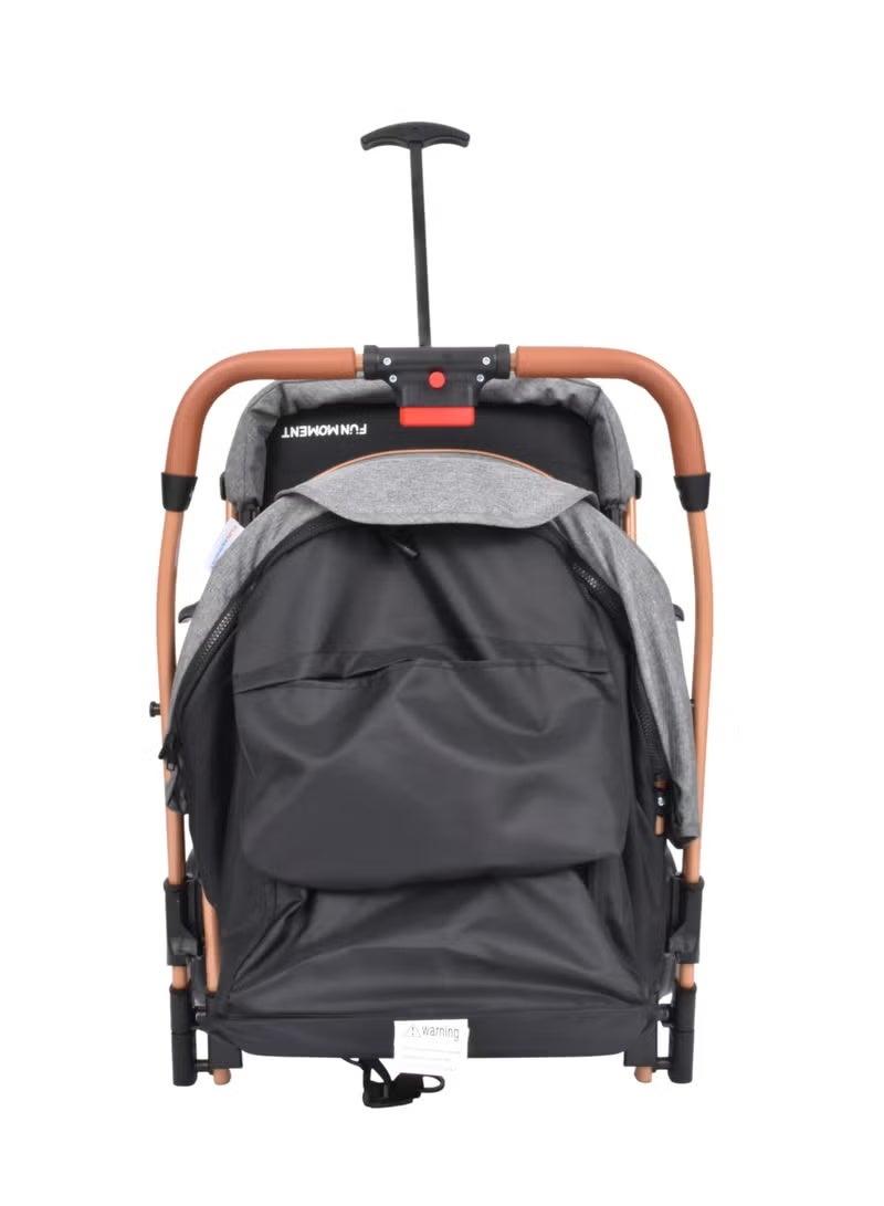 FUN MOMENT Lightweight, two-way foldable stroller for air travel - Image 4