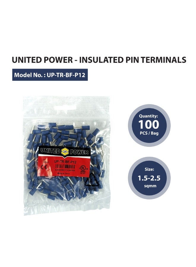 يونايتد باور أطراف دبوسية - موصلات سلكية معزولة لتوصيلات كهربائية آمنة - هيكل نحاسي متين - أحجام مختلفة للضغط - Image 5