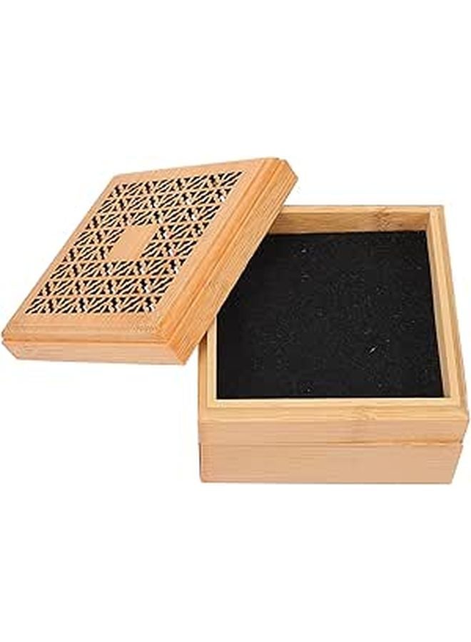 Vintage Incense Burner Box with Dual Layer Drawer 4 Hour Aromatherapy Holder for Home Fragrance - Image 1