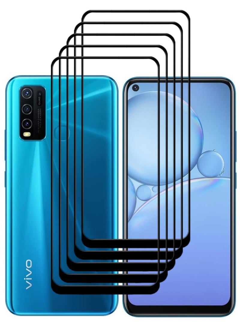 ACLIX 5 Pieces Antistatic ESD Dustproof Premium Quality High Definition Tempered Glass Screen Protector Designed For vivo Y30 - Image 1