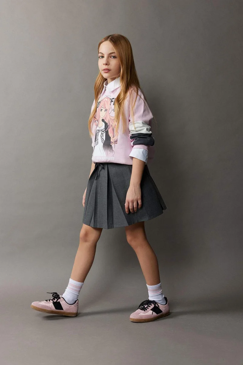 ديفاكتو Girl Standard Fit Skirt