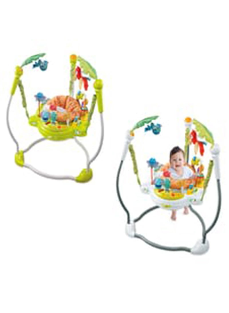 Baby - Baby Activity Jumper Bouncer, Infant Activity Center With Music, Lights And Sounds - 3 Adjustable Heights, 360° Rotation - Image 1