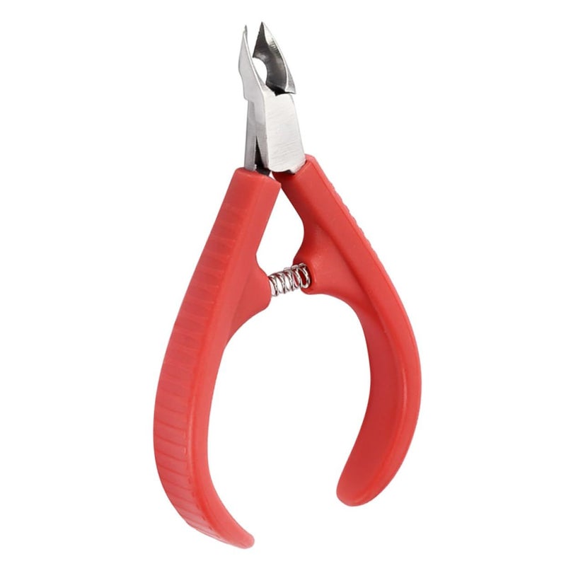 Cuticle Nipper Set 2 Pieces Plastic Handle Nail Art Tools For Professional Manicure Trimmer Precision Grip Salon Home - Image 2
