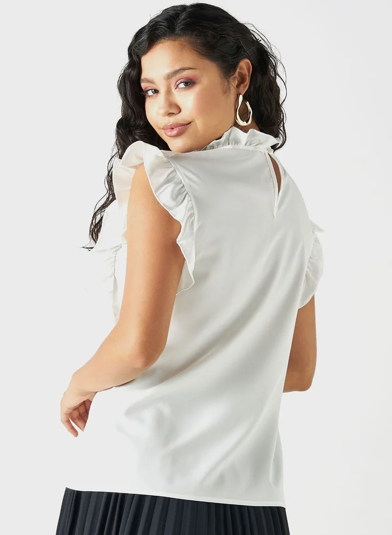2Xtremz Ruffle Detail Top