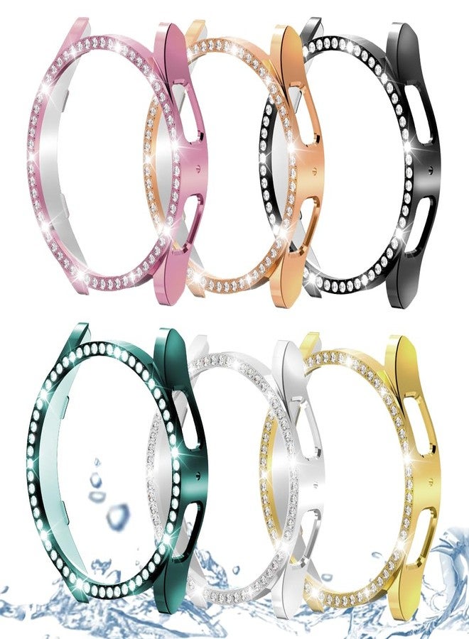 DEALELE [Pack of 6 Watch Cases Compatible with Samsung Galaxy Watch 7 40 mm / 44 mm, Glitter Rhinestone Diamond Protective Case Watch Cover Replacement Case for Men and Women, 40 mm, 6 Colours - Image 1