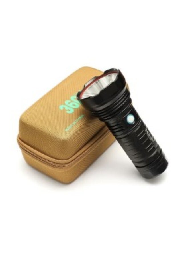 Generic 360°Light Rechargeable Tactical Flashlight High Lumens LED Super Bright with 5 Modes Water Resistant Emergency Flashlight  - Image 2