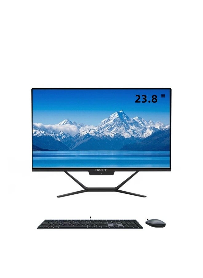 فلوف كمبيوتر متعدد الإمكانات 23.8 بوصة ، i5-4570 / 16 جيجابايت رام / 256 جيجابايت اس اس دي ، ويندوز 10 برو ، لوحة مفاتيح وماوس إنجليزي / عربي ، أسود  - Image 1