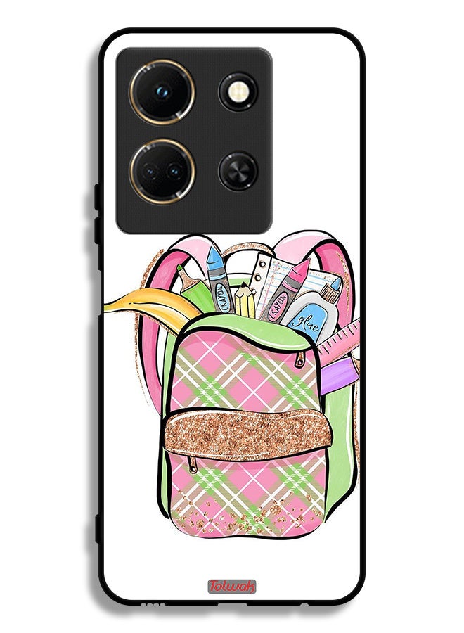 Tolwak Infinix Note 30 Protective Case Cover Unicorn Girl Bag - Image 1