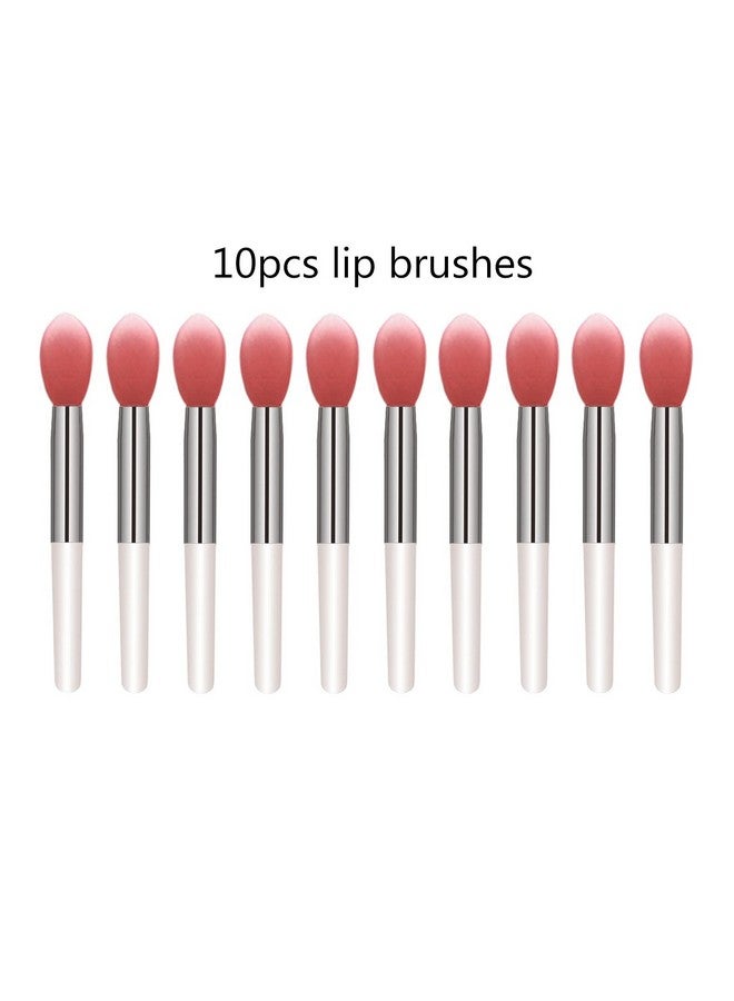 LORMAY 10 Pcs Silicone Lip Mask Brushes. Applicators For Lipsticks Lip Gloss Lip Balm And Other Cream Makeup Products (2.0 Inches / 5.0 Cm) - Image 2