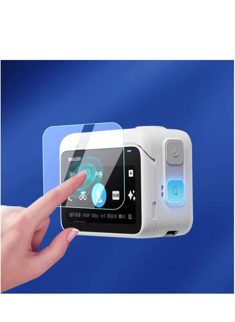 Generic 4PCS Hard HD Tempered Glass Screen Protector Film Compatible with Insta360 GO 3 Action Camera Lens LCD Display Screen Film Insta 360 GO3 Screen Protector Accessoriesver  - Image 3