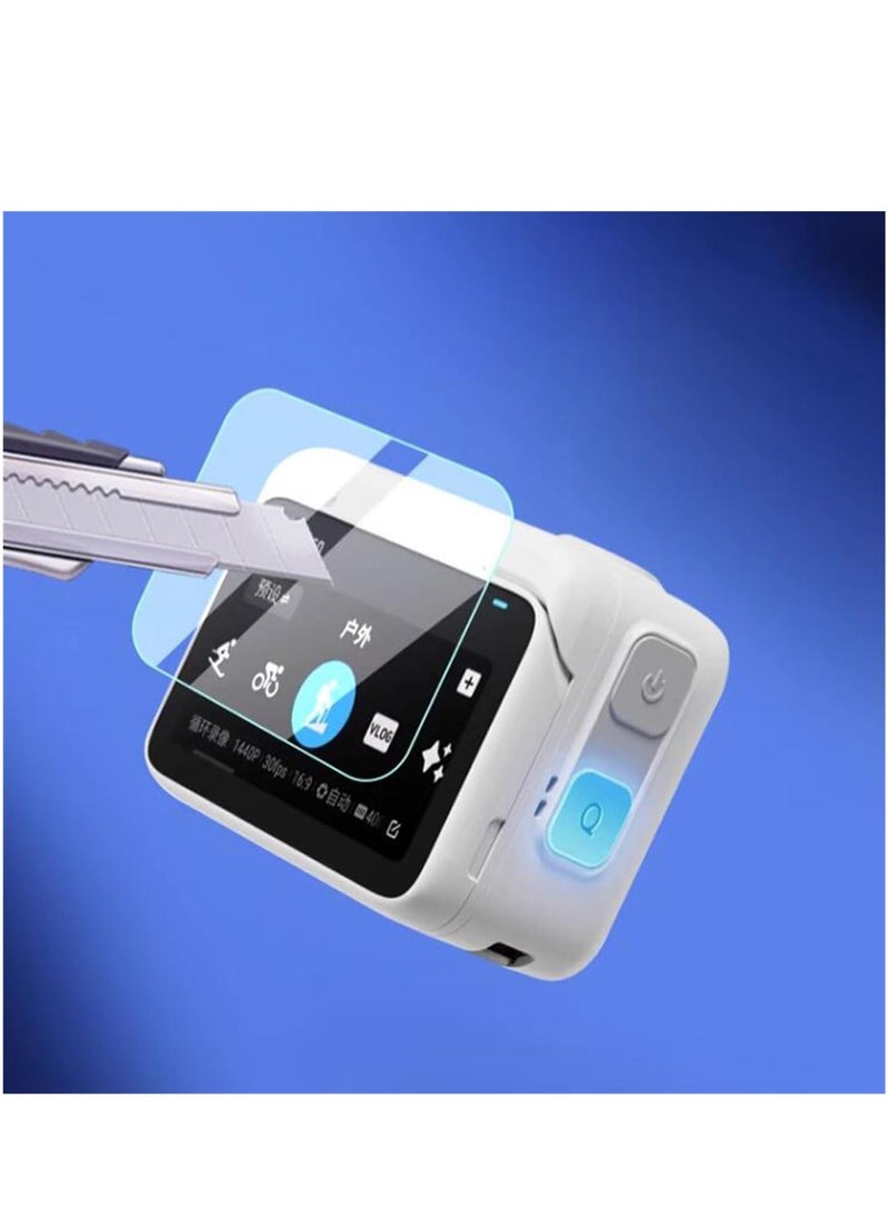 Generic 4PCS Hard HD Tempered Glass Screen Protector Film Compatible with Insta360 GO 3 Action Camera Lens LCD Display Screen Film Insta 360 GO3 Screen Protector Accessoriesver  - Image 4