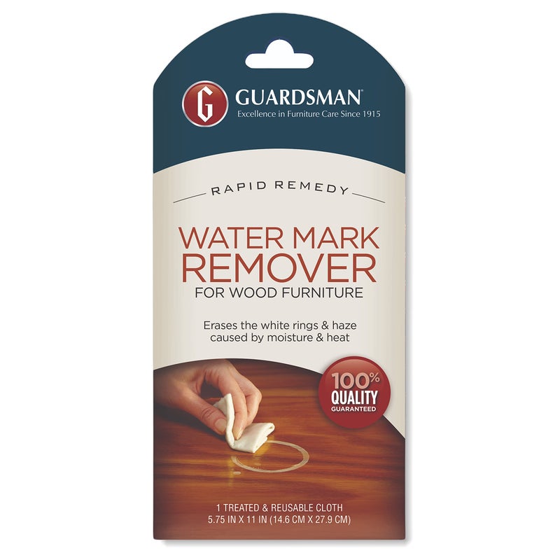 Guardsman Reusable Water Mark Remover Cloth | Wood Cleaner for White Rings & Haze Caused By Moisture and Heat, 1 Count - Image 1