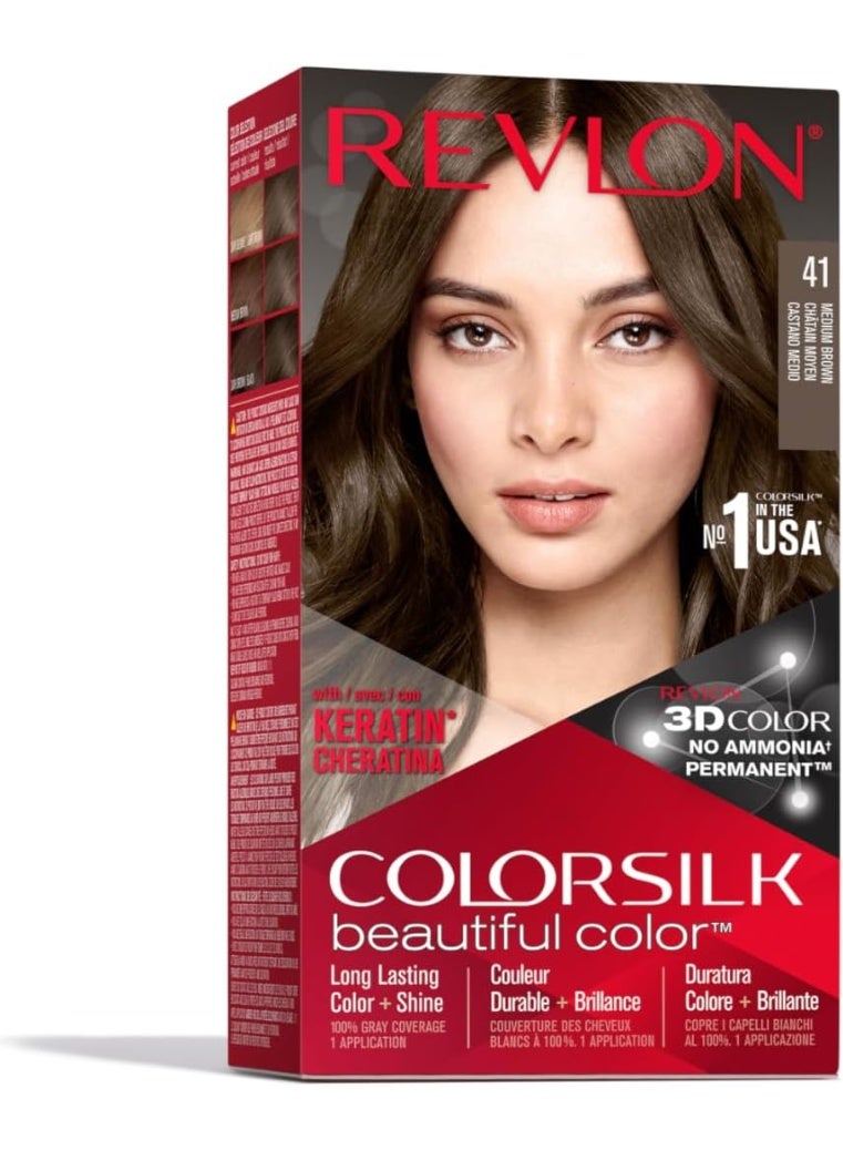 ريفلون كولور سيلك بني متوسط ​​41