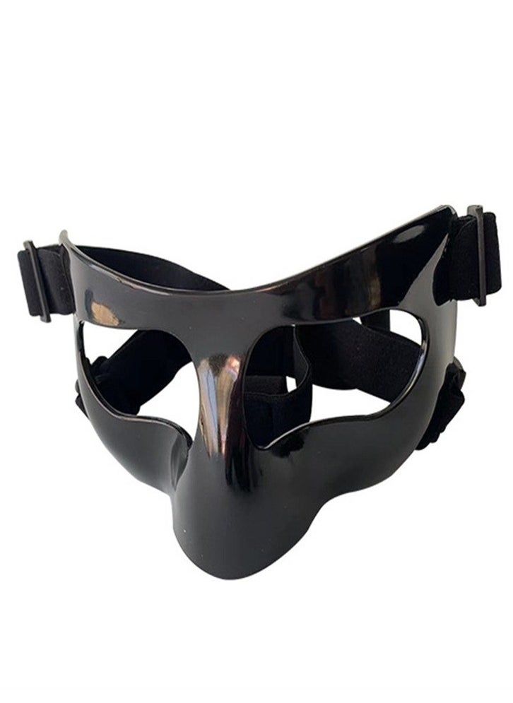 Generic - Face Shield Masks for Soccer and basketball Sports, Adjustable for Adults and Teenagers, Suitable for Men and Women （black） - Image 1