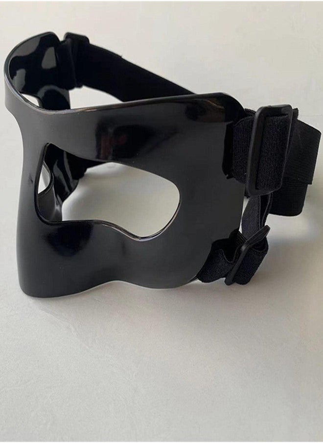 Generic - Face Shield Masks for Soccer and basketball Sports, Adjustable for Adults and Teenagers, Suitable for Men and Women （black） - Image 1