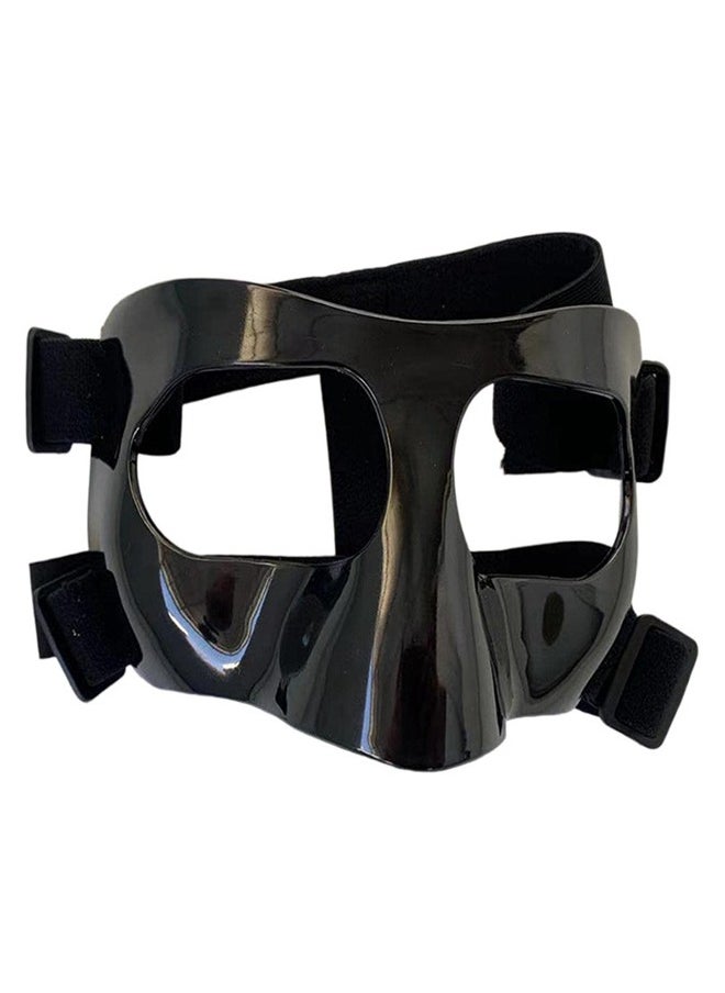 Generic - Face Shield Masks for Soccer and basketball Sports, Adjustable for Adults and Teenagers, Suitable for Men and Women （black） - Image 1