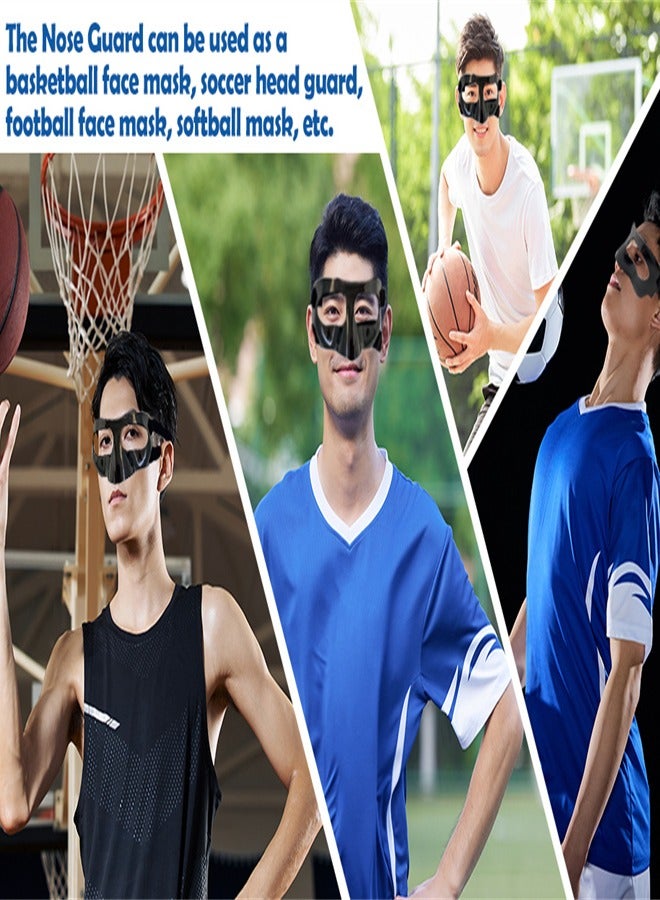 Generic Face Shield Masks for Soccer and basketball Sports, Adjustable for Adults and Teenagers, Suitable for Men and Women （black） - Image 4