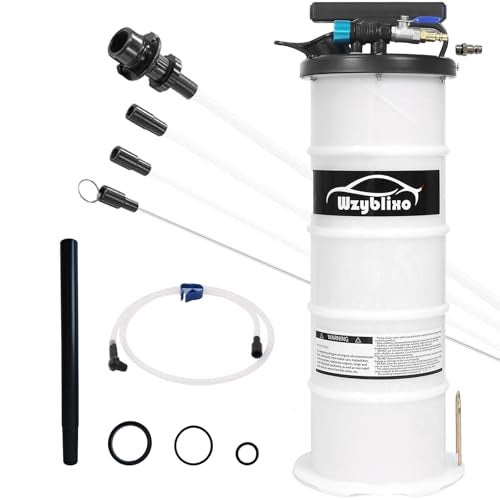 Wzyblixo 65L Oil Extractor PneumaticManual Vacumm Fluid Extractor Fluid Change Pump with Extended Oil Suction Hose and A Brake Bleeding Hose for Automotive Fluids Vacuum Evacuation - Image 1