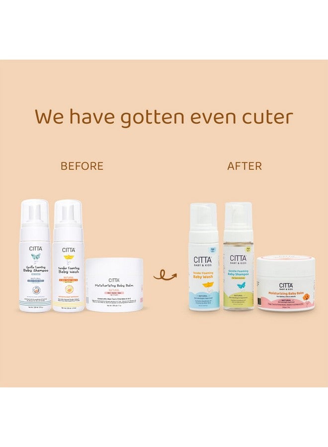 سيتا شامبو رغوي للأطفال، غسول جسم للأطفال وبلسم مرطب للأطفال عبوة من 3 عبوات 150 مل 150 مل و200 جم | خالية من المواد الكيميائية الضارة | معتمدة من أطباء الجلدية - Image 2